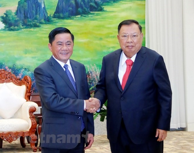 Laos leaders value ties between LPRP, CPV’s inspection agencies