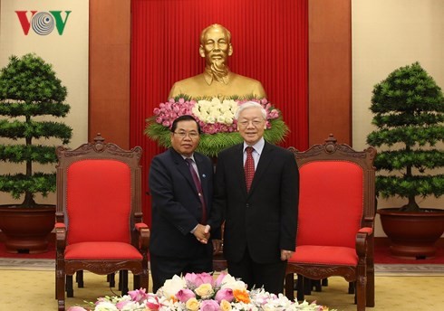 Party leader sanguine about growing Vietnam-Laos solidarity