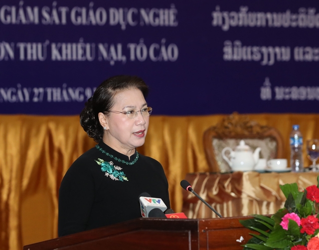 Legislatures of VN, Laos share experience at joint workshop