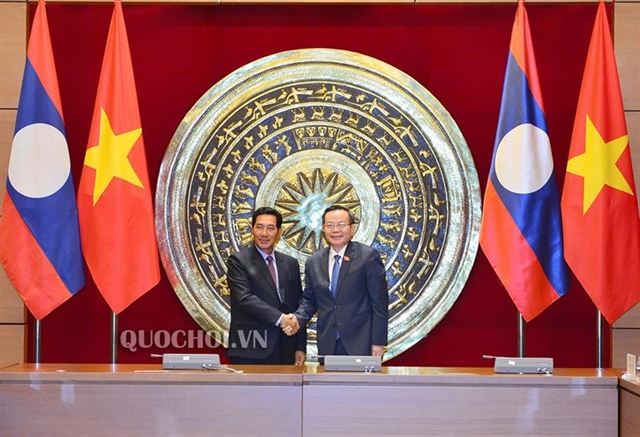 NA Vice Chairman holds talks with Lao counterpart