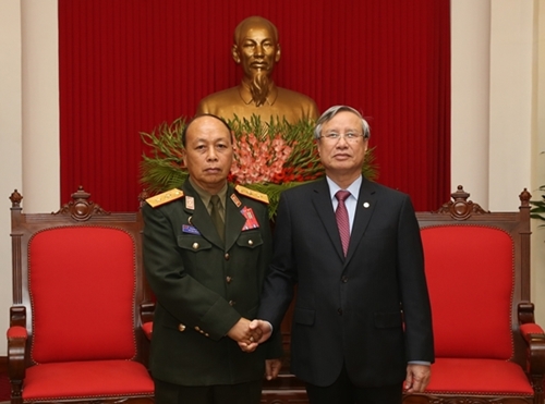 Defense cooperation serves as a pillar of Vietnam-Laos relations