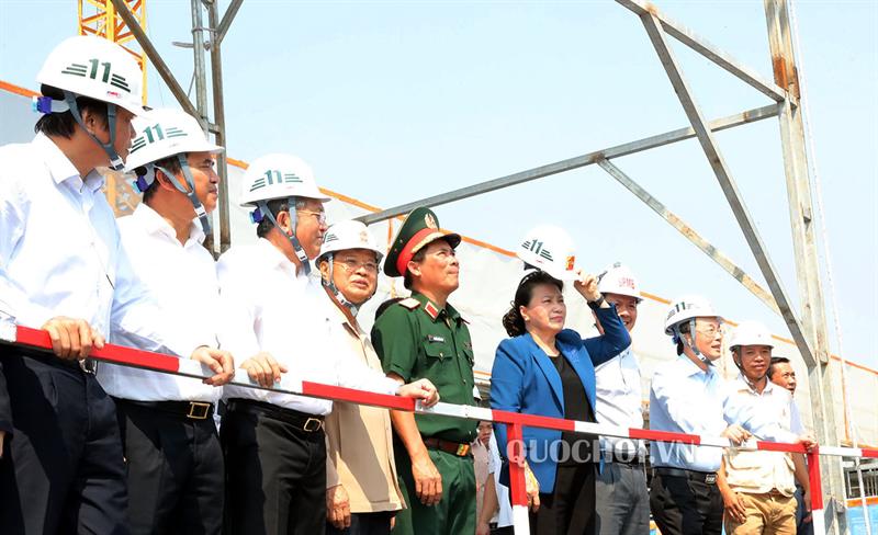 Ensuring the progress of the Lao National Assembly House construction