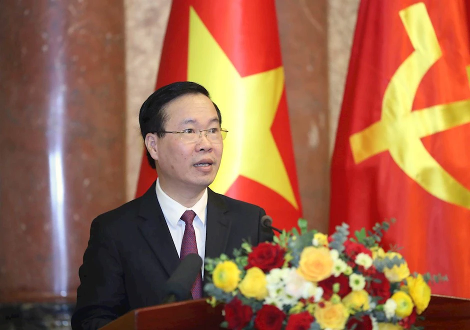 President Vo Van Thuong's Official Visit to Laos Strengthens Vietnam-Laos Relationship