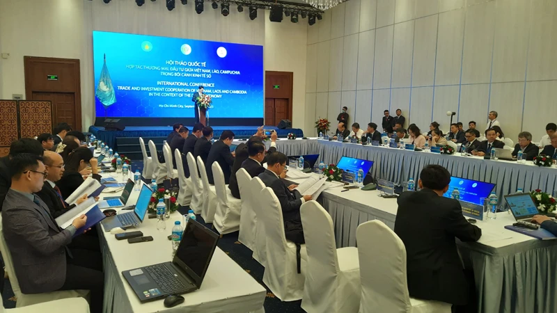 Vietnam, Laos, and Cambodia coordinate digital economy commerce and business.
