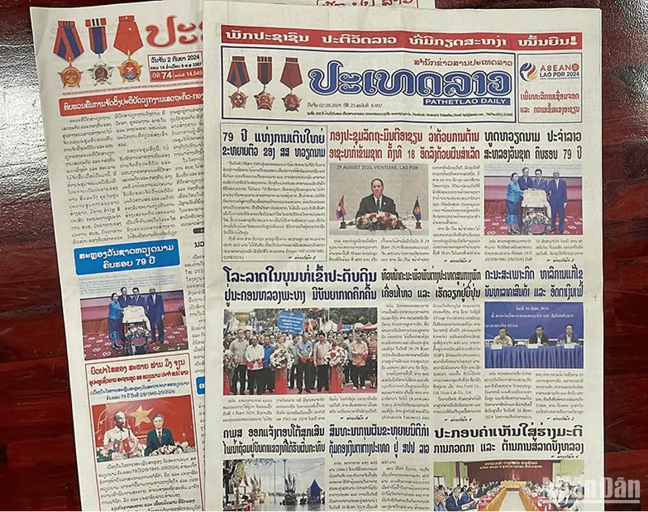 Lao Media Honors Vietnam on 79th National Day