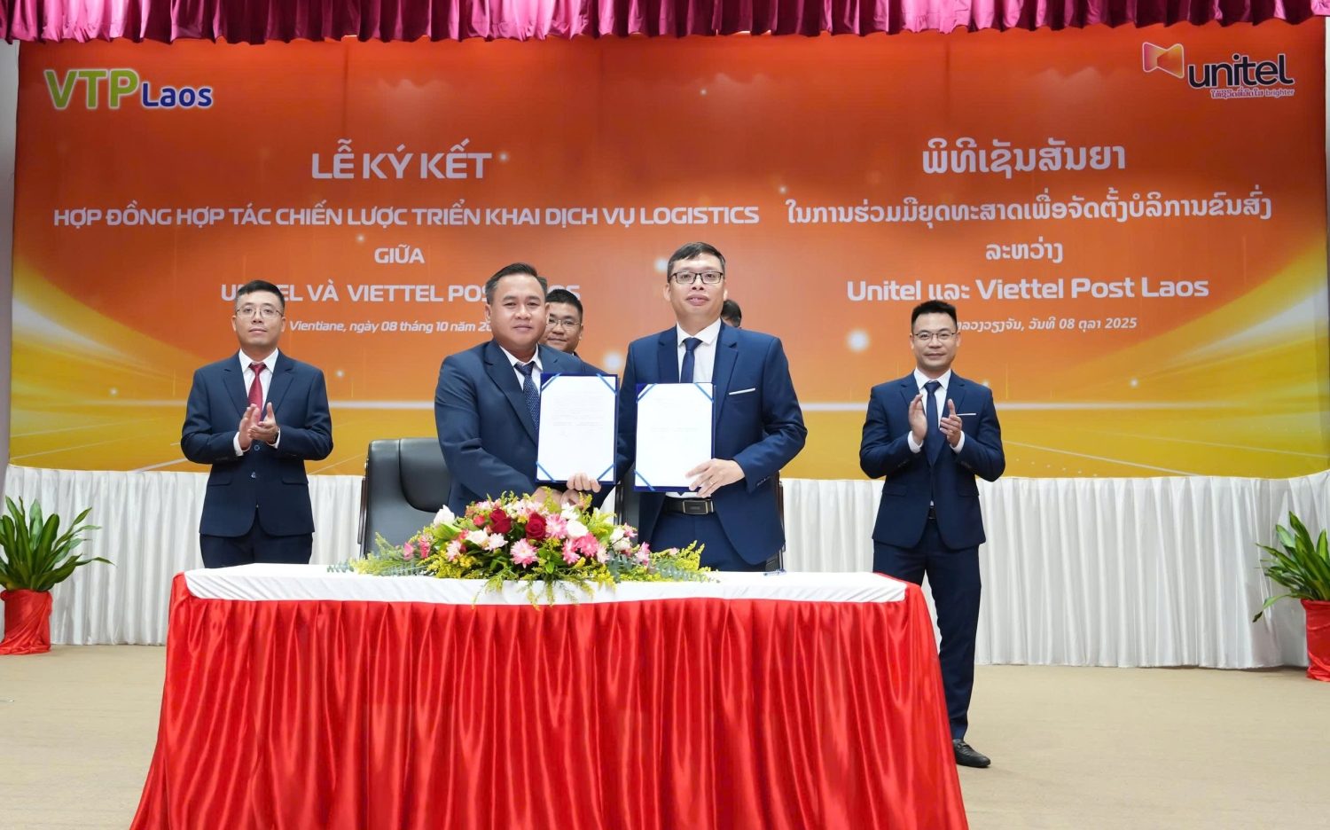 Viettel Post Laos and Unitel Partner to Pave the Way for Logistics Investment in Laos